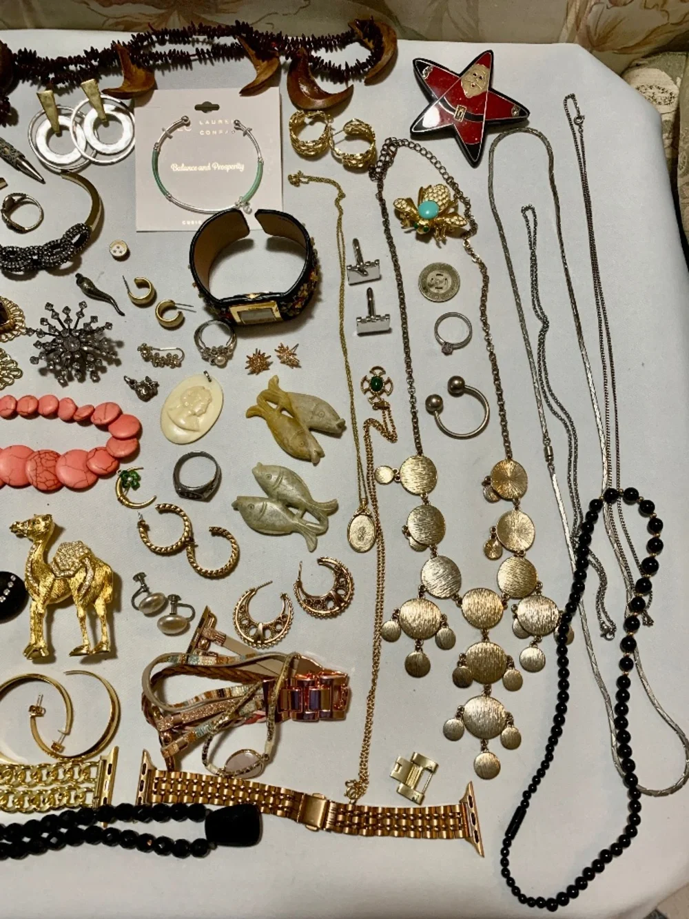 BIG Random Lot Vintage & Modern Costume Jewelry - wear, craft, play dress-up ...